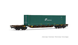 021-HR6577 - H0 - FS CEMAT, 4-achs. Containerwagen Sgnss, beladen mit 45 Container „Di Martino, Ep. V-VI